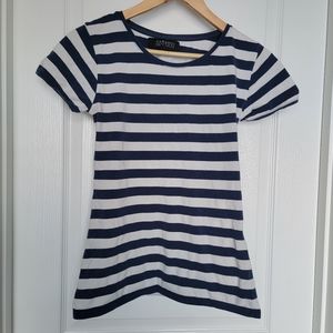 Zara basic striped tee shirt size medium